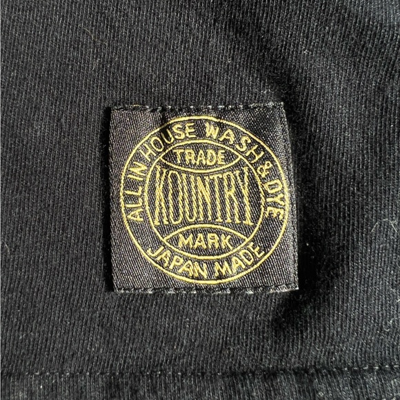 KAPITAL Crew-T Bone Tee T-shirt Skeleton Black/White - Picture 3 of 8